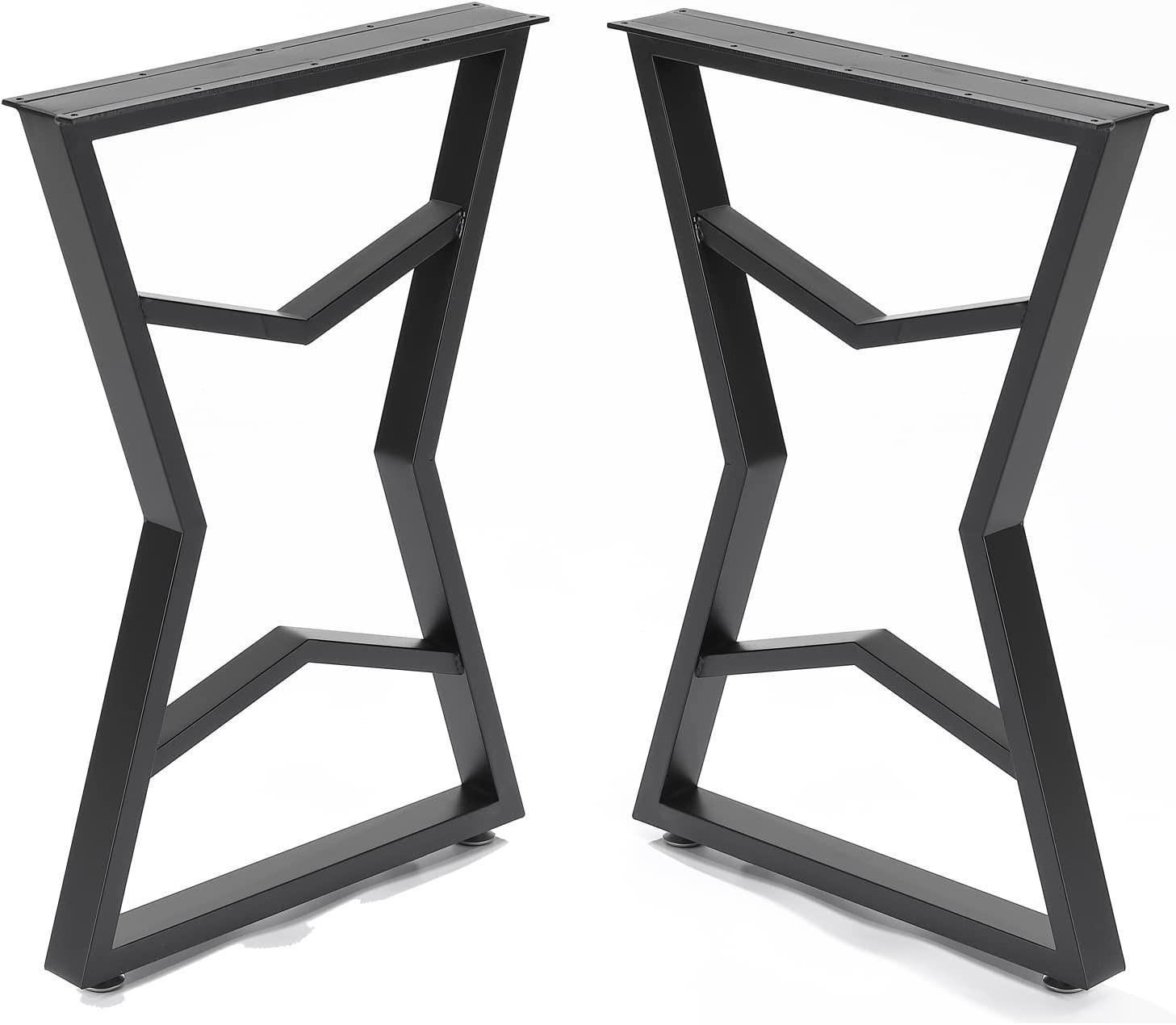 TISCHGESTELL Metall OS ma58 - Schwarz, Metall (55/72/6cm) - moebel17