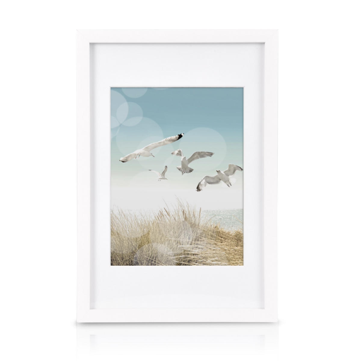 BILDERRAHMEN Ocean MDF Weiß (12tlg) - Weiß, Holzwerkstoff (24/21/24cm) - BoMoe