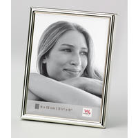 BILDERRAHMEN Chloe 9x13, silber - Silberfarben, Metall (9.9/13.7/1cm) - EMIX24