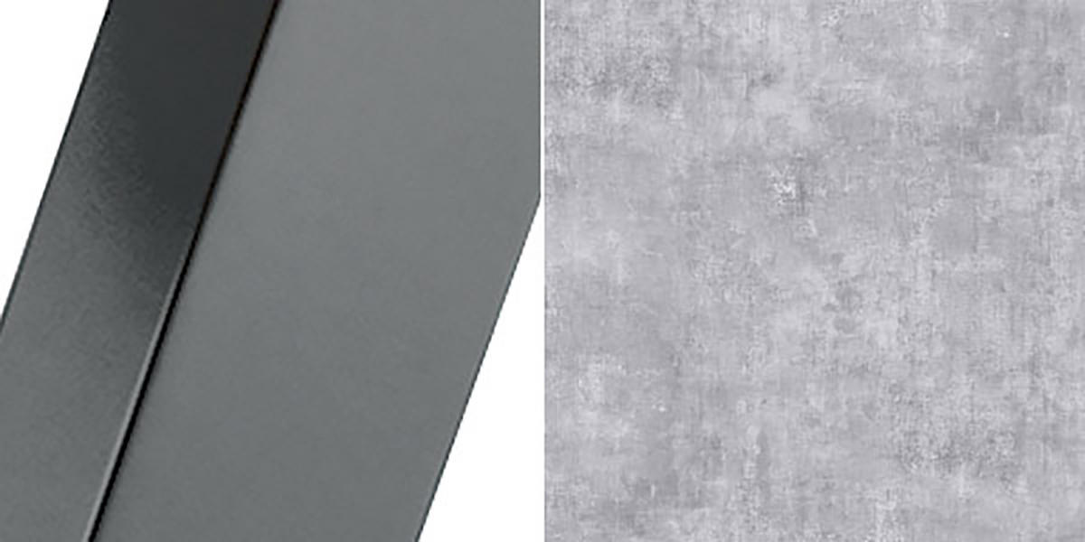 ESSTISCH Borte Bellato Grau / Graphit 100/138 / 100 / 76cm - Graphitfarben/Grau, Holz/Holzwerkstoff (100/100/76cm) - Feldmann-Wohnen