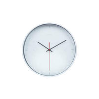 WANDUHR Design Weiß 31/31 cm - Weiß, Holzwerkstoff (0.9/30.5/4cm) - ONZENO