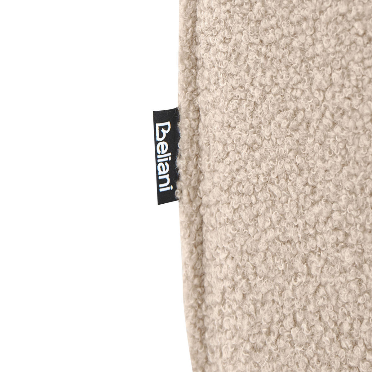 OTTOMANE Bouclé Beige Axebo - Beige, Textil (70/42/70cm) - Beliani