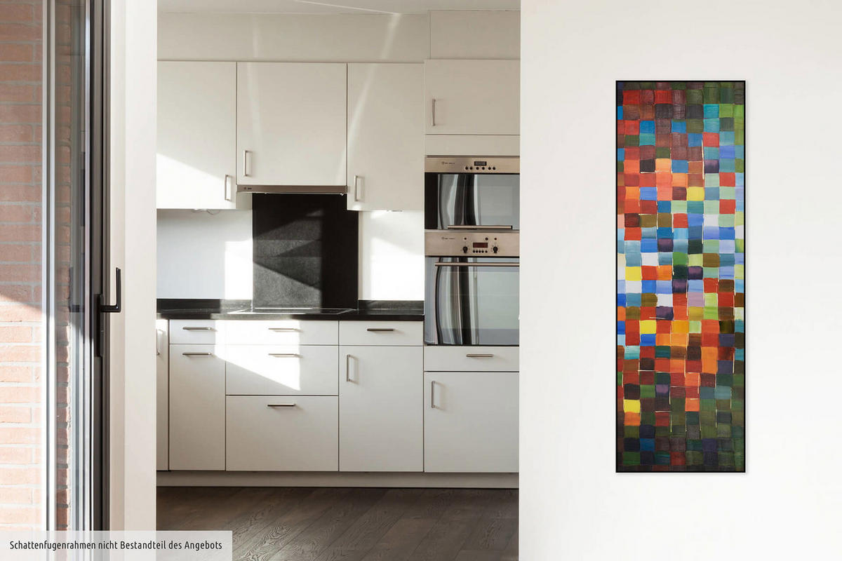 ACRYLBILD HANDGEMALT 50/150 cm - Multicolor, Holz/Textil (50/150cm) - KUNSTLOFT