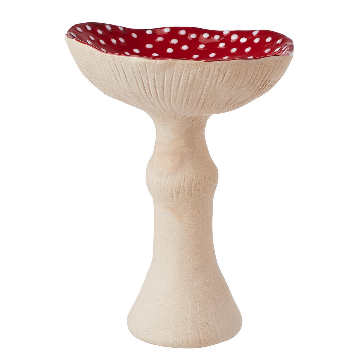 DEKO-FLIEGENPILZ Enchanted Forest - Rot/Weiß, Keramik (15/21/15cm) - BUTLERS