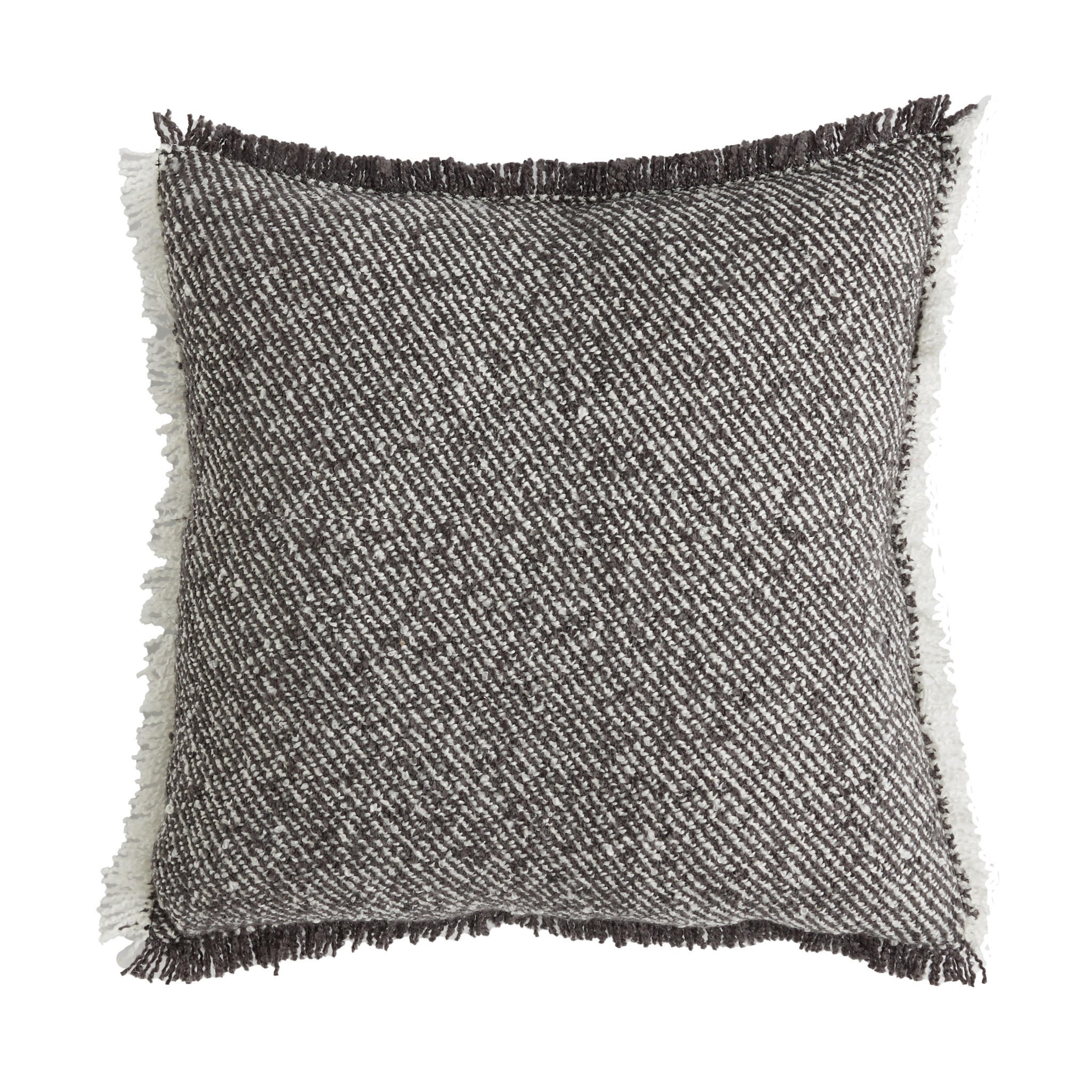 KISSENBEZUG Roiz - Dunkelgrau, Textil (45/45cm) - home&you