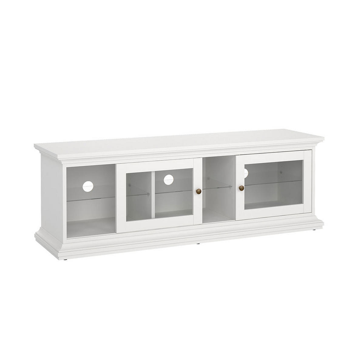 TV-ELEMENT Venedig Weiß 150/42/51 cm - Weiß, Holzwerkstoff (150/51/42cm) - ebuy24