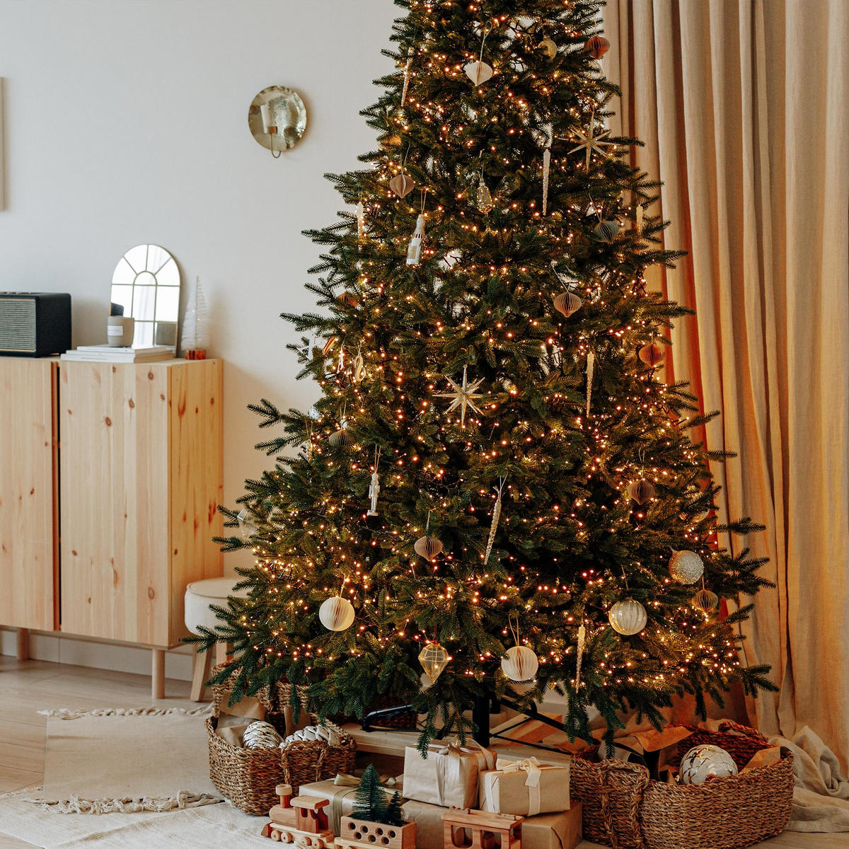 WEIHNACHT CLUSTER 700LED - Grün, Kunststoff (1700cm) - ECD-Germany