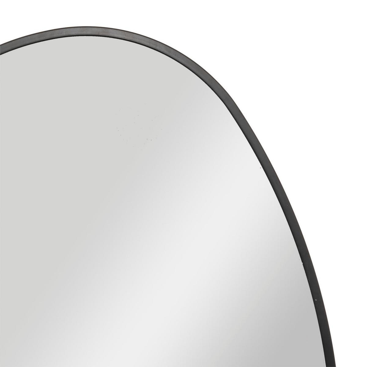 SPIEGEL mit Metallrahmen Rosalia 55/1,6/75 cm - Schwarz, Metall (1.6/75/55cm) - Atmosphera Createur d´interieur