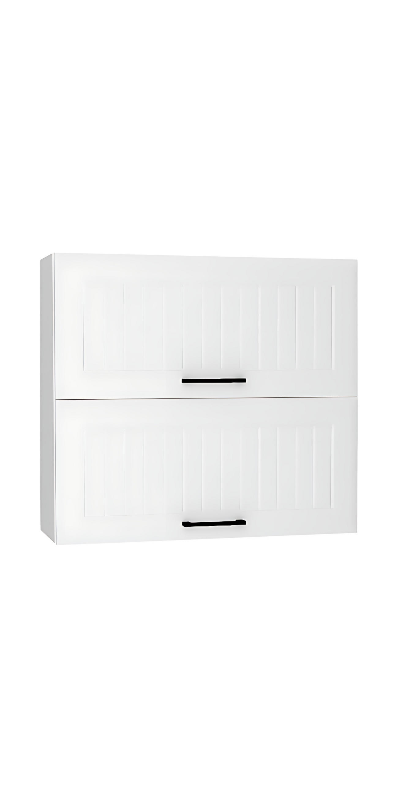 HÄNGESCHRANK W80GRF/2 -ARVION - Funktionales Design Konzept - Weiß, Holz/Metall (80/72/30cm)