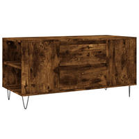 COUCHTISCH Räuchereiche 102x44,5x50 cm Holzwerkstoff - Braun, Holzwerkstoff (102/102/50cm) - furnicato