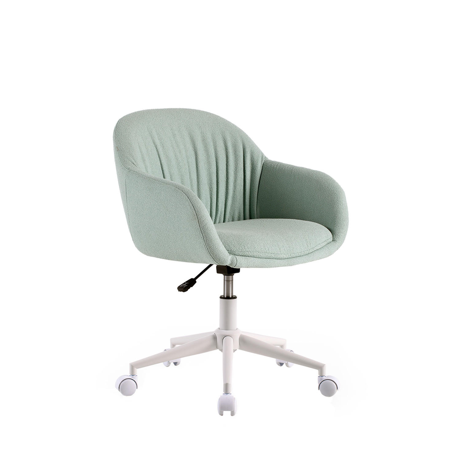 SCHREIBTISCHSTUHL Tasia Grün 56 cm x 78-85,5 cm - Grün, Metall (56/78/58cm)