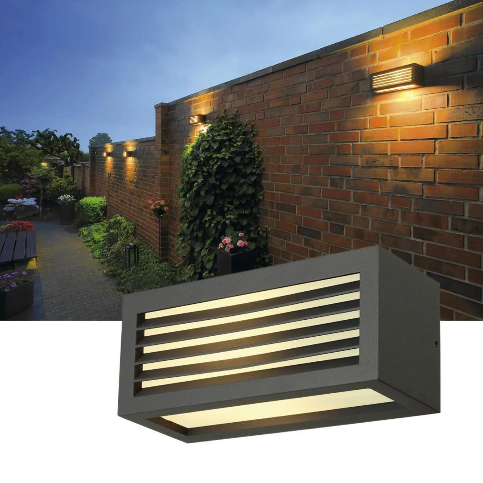 WAND- & DECKENLEUCHTE Box Anthrazit - Anthrazit, Metall (11/11/11cm) - SLV