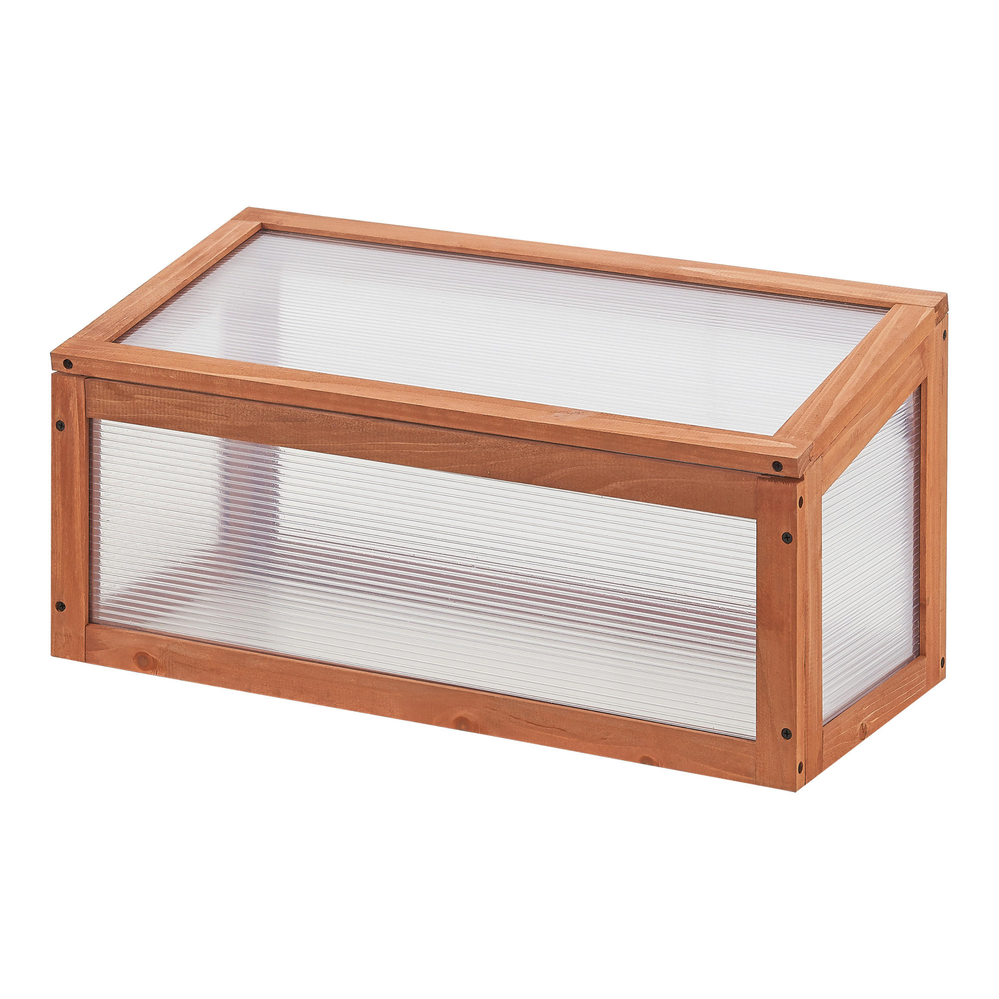 FRÜHBEET Laarbeek - Transparent/Kieferfarben, Kunststoff (60/30/30cm) - casa.pro