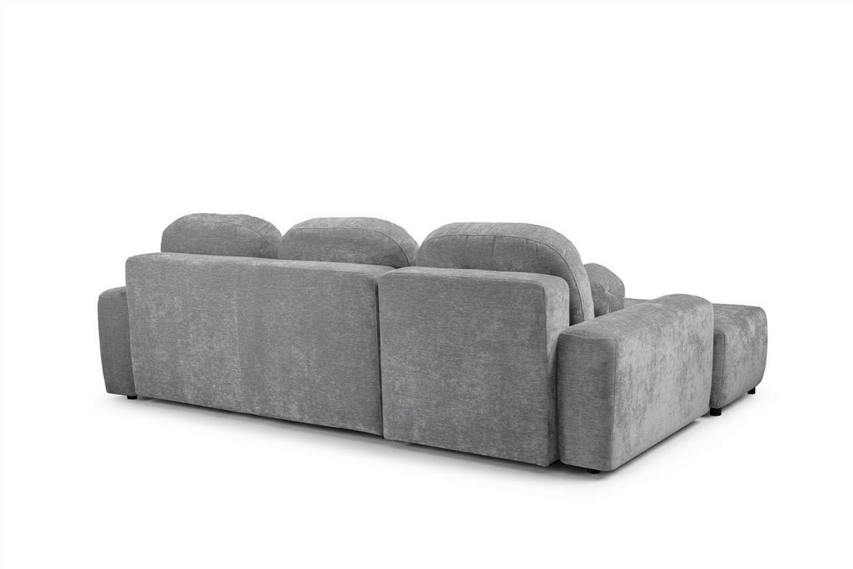 ECKSOFA Argos In Vibe - Grau, Holzwerkstoff/Textil (170/267cm) - Fun Möbel