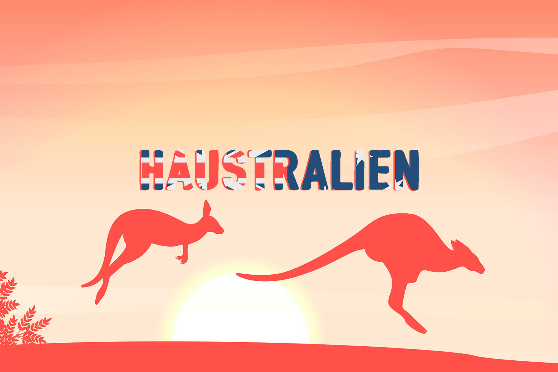 Postkarte Haustralien