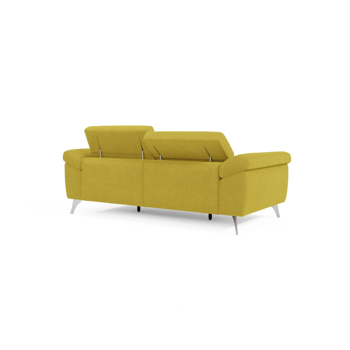 LINEARSOFA Donatello - Gelb, Metall (213/76/102cm) - Divani.store