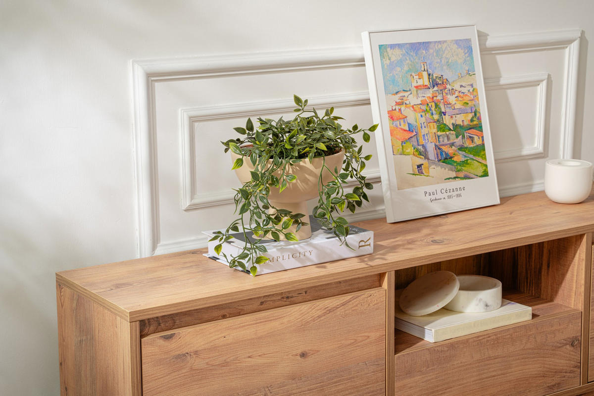 TV-MÖBEL Vanguard Kiefer Atlantik - Braun, Holz (160/42/29cm) - Habitat Garten