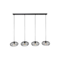 HÄNGELAMPE LIMEIRA Schwarz Metall - Schwarz, Metall (34/170/150cm) - KAWOLA