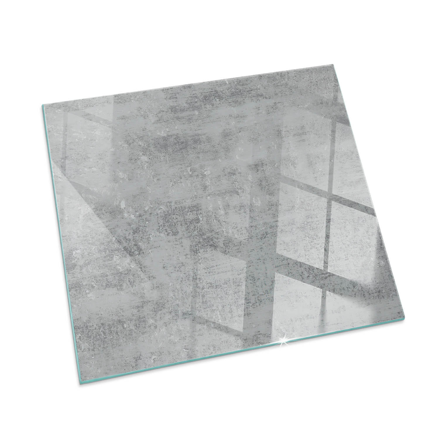 ArtPrintCave Glasplatte Grau 60x60x0.4 cm