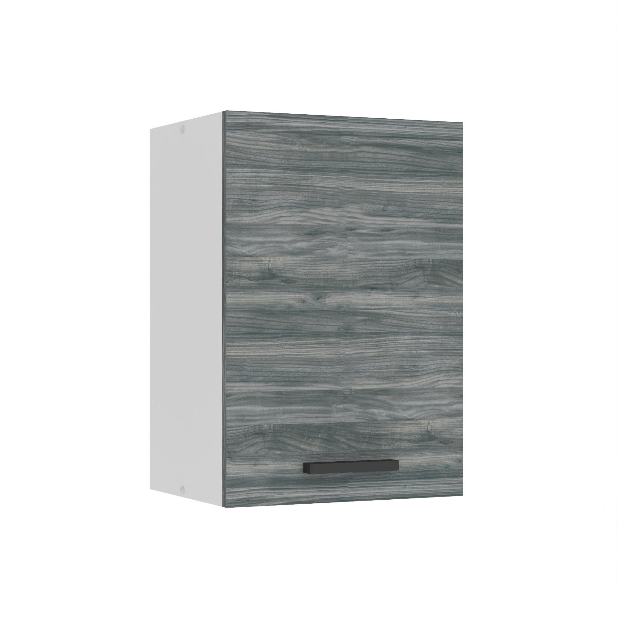 HÄNGESCHRANK SG 40 cm, mit 1 Tür, Glamour Wood - Hellgrau, Holz (40/58/29.6cm) - B BELINI GROUP