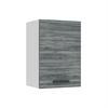 HÄNGESCHRANK SG 40 cm, mit 1 Tür, Glamour Wood - Hellgrau, Holz (40/58/29.6cm) - B BELINI GROUP