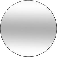 GROSSER runder Spiegel Alice 110/110/0,8 cm - Schwarz, Metall (110/0.8/110cm) - Atmosphera Createur d´interieur