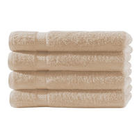 HANDTUCH 50x100 cm Frottier Handtücher im 4er Set aus 100% Baumwolle, Beige 500g/m2 - Beige, Textil (50/100cm) - Carpe Sonno