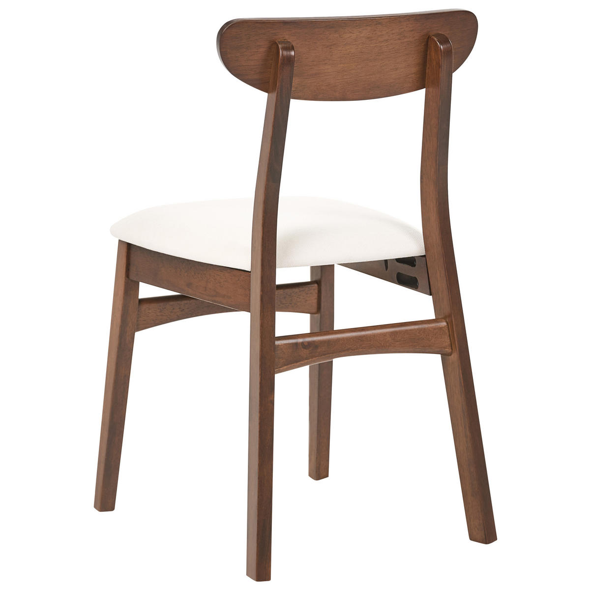 ESSZIMMERSTUHL 2er-Set Holz Braun/Hellbeige Doyle - Beige, Holz (45/78/50cm) - Beliani