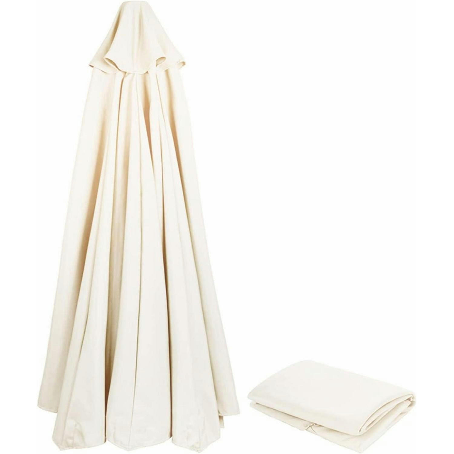 SONNENSCHIRM Ersatzbezug 200 cm Beige UV Schutz - Beige, Textil (98/98cm)