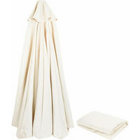 SONNENSCHIRM Ersatzbezug 200 cm Beige UV Schutz - Beige, Textil (98/98cm)