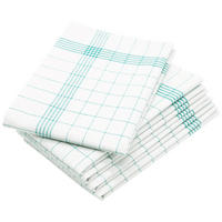 GESCHIRRTÜCHER, 5er-Set, 50x70 cm, 50% Baumwolle, 50% Leinen, Grün - Grün, Textil (50/70cm) - Zollner
