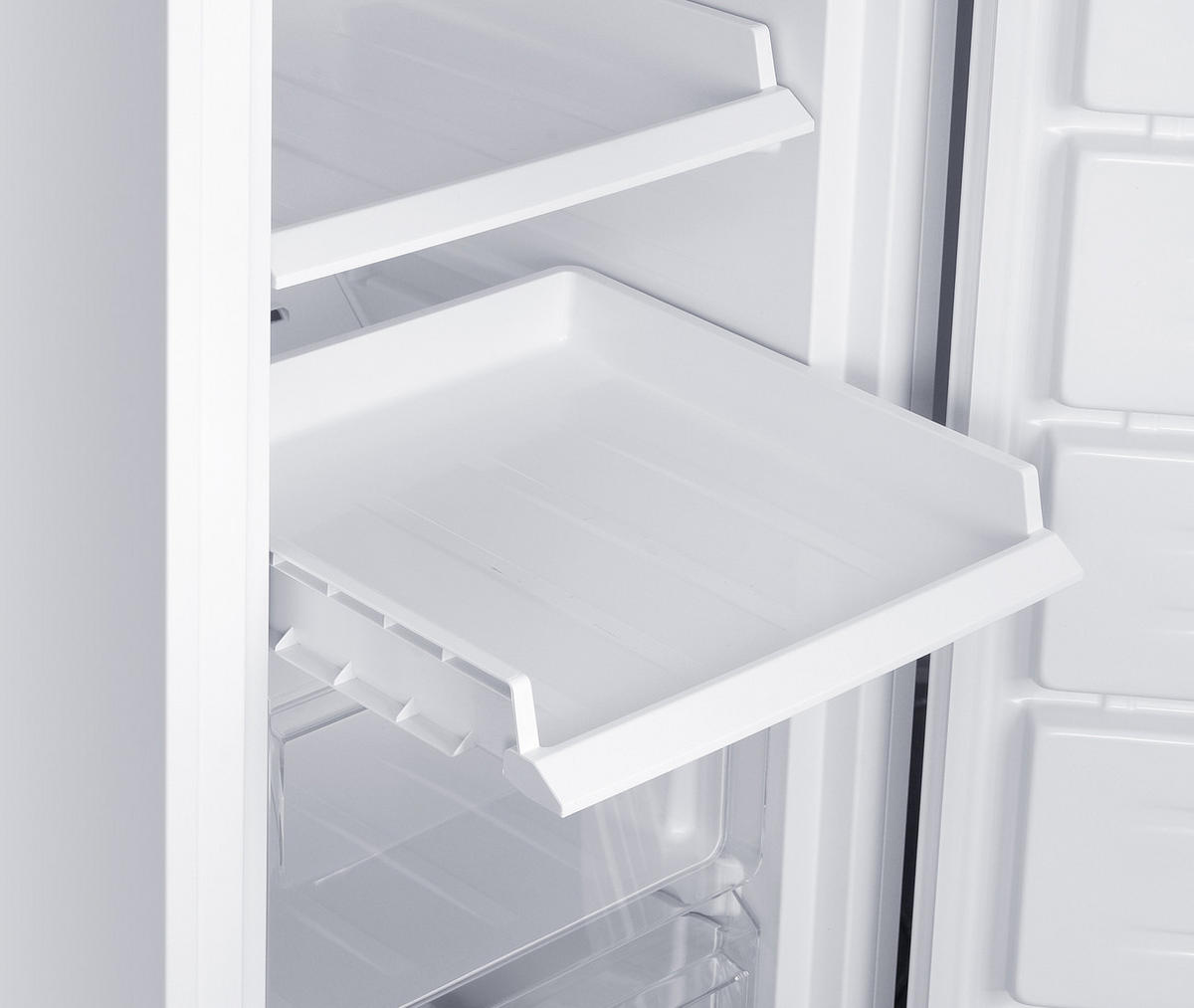 GEFRIERSCHRANK No Frost, groß - 161L Nutzinhalt, 4-Sterne Gefrieren, Super-Frost-Funktion, weiß - Weiß, Kunststoff/Metall (54/143/60cm) - homeX