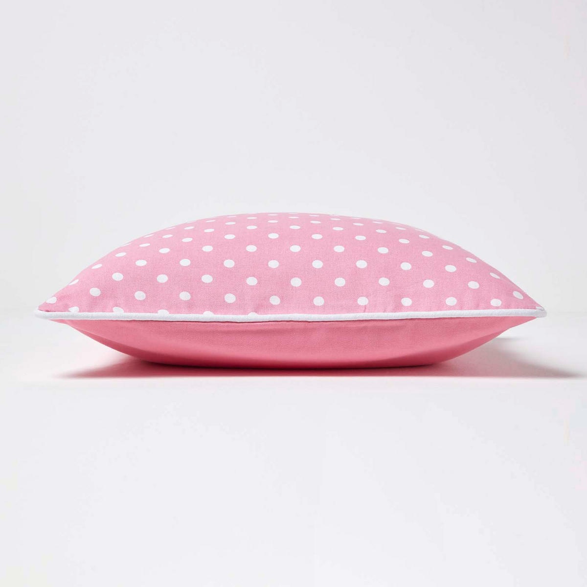 KISSENHÜLLE Polka Dots 30/50 cm, 100% Baumwolle - Rosa, Textil (30/50cm) - Homescapes