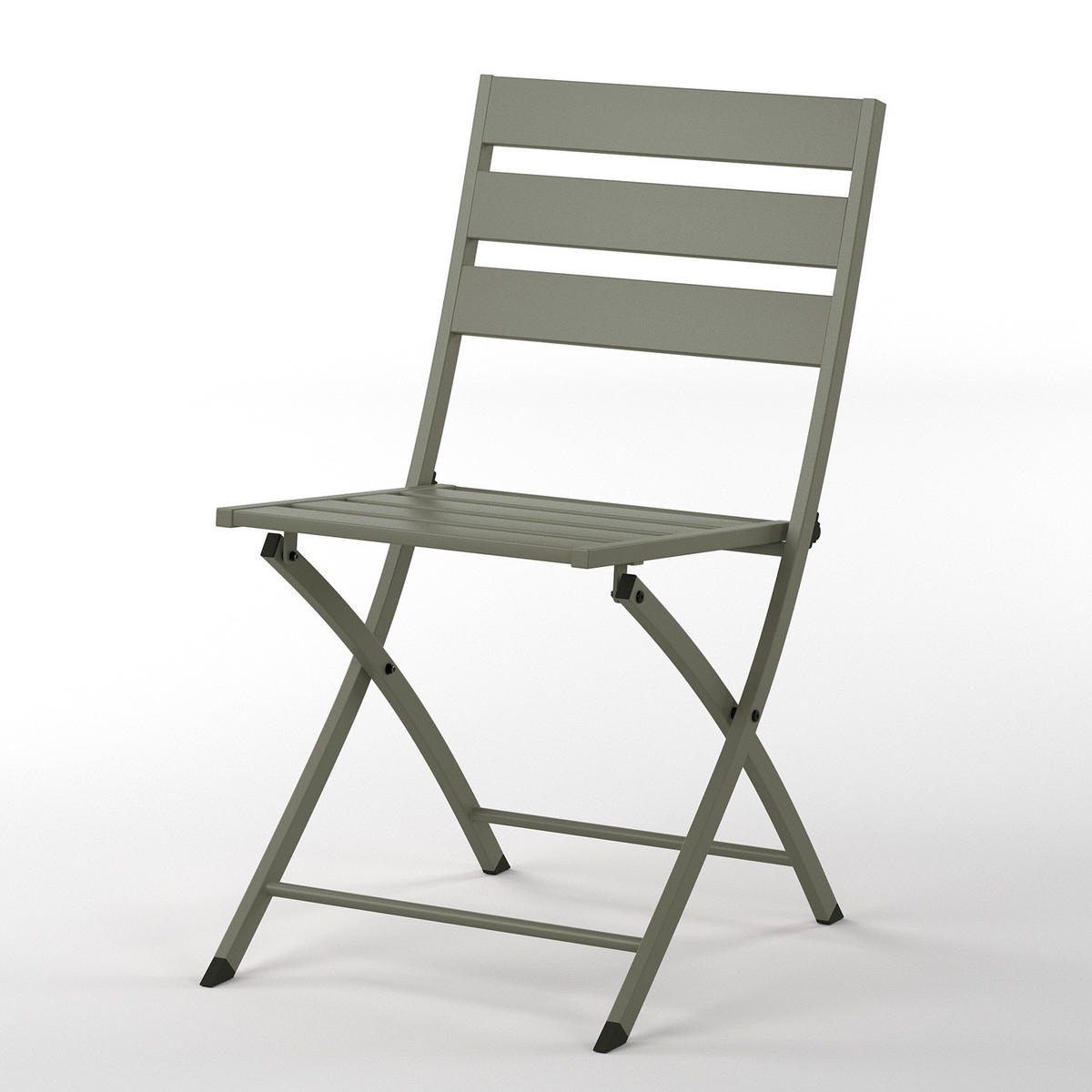 KLAPPSTUHL - 2er-Set - Stahl - Salbeigrün, Metall (45/83/55cm) - home24