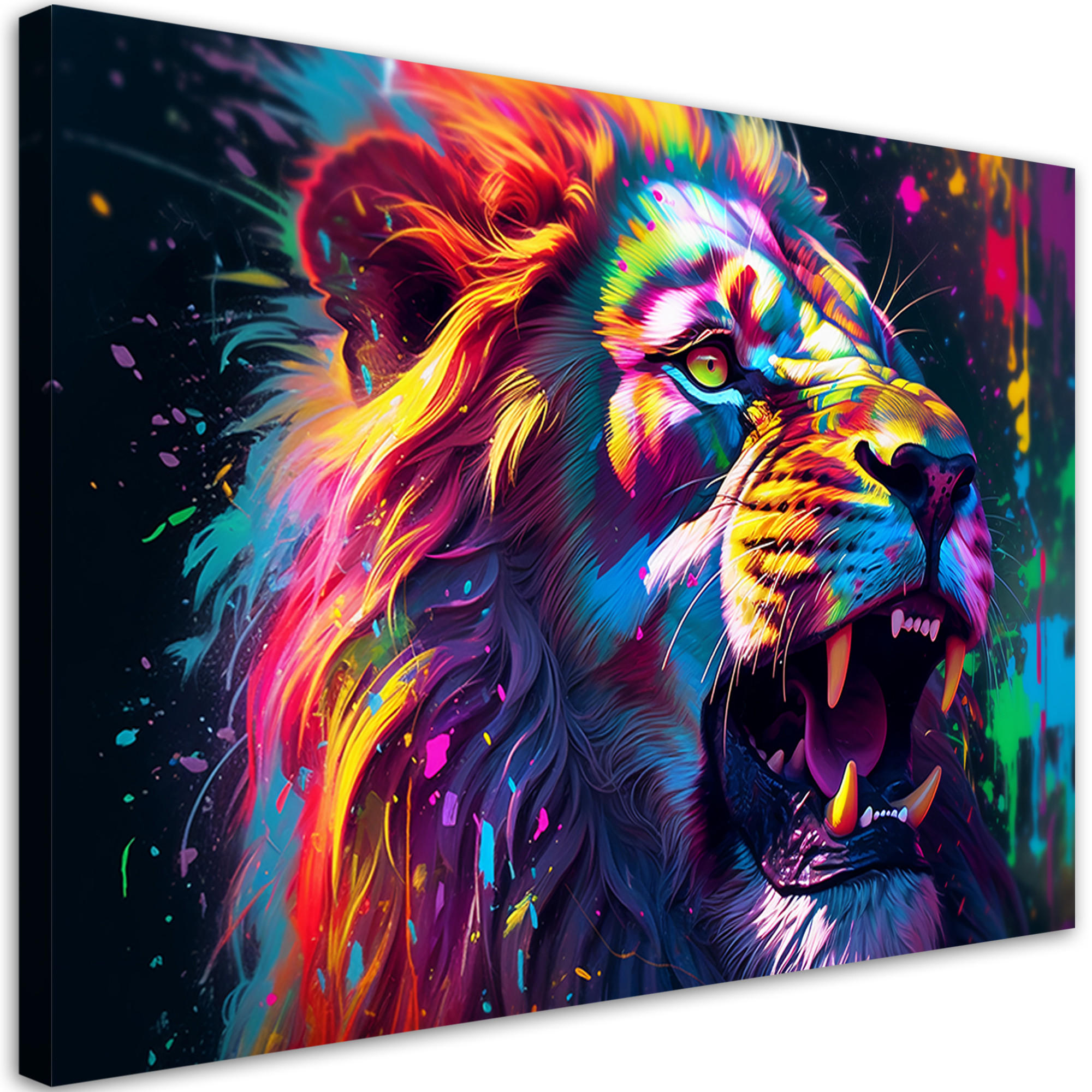 Feeby Wandbild Mehrfarbig 60x40 cm