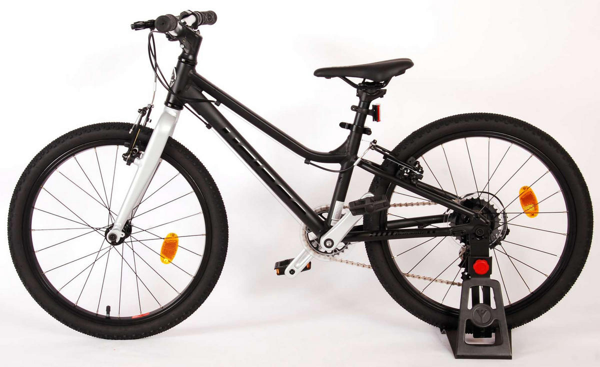 KINDERFAHRRAD Dynamic - Jungen - 20 Zoll - 2 Handbremsen - 7 Gänge - Mattschwarz - Schwarz, Metall (53cm) - TPFSports