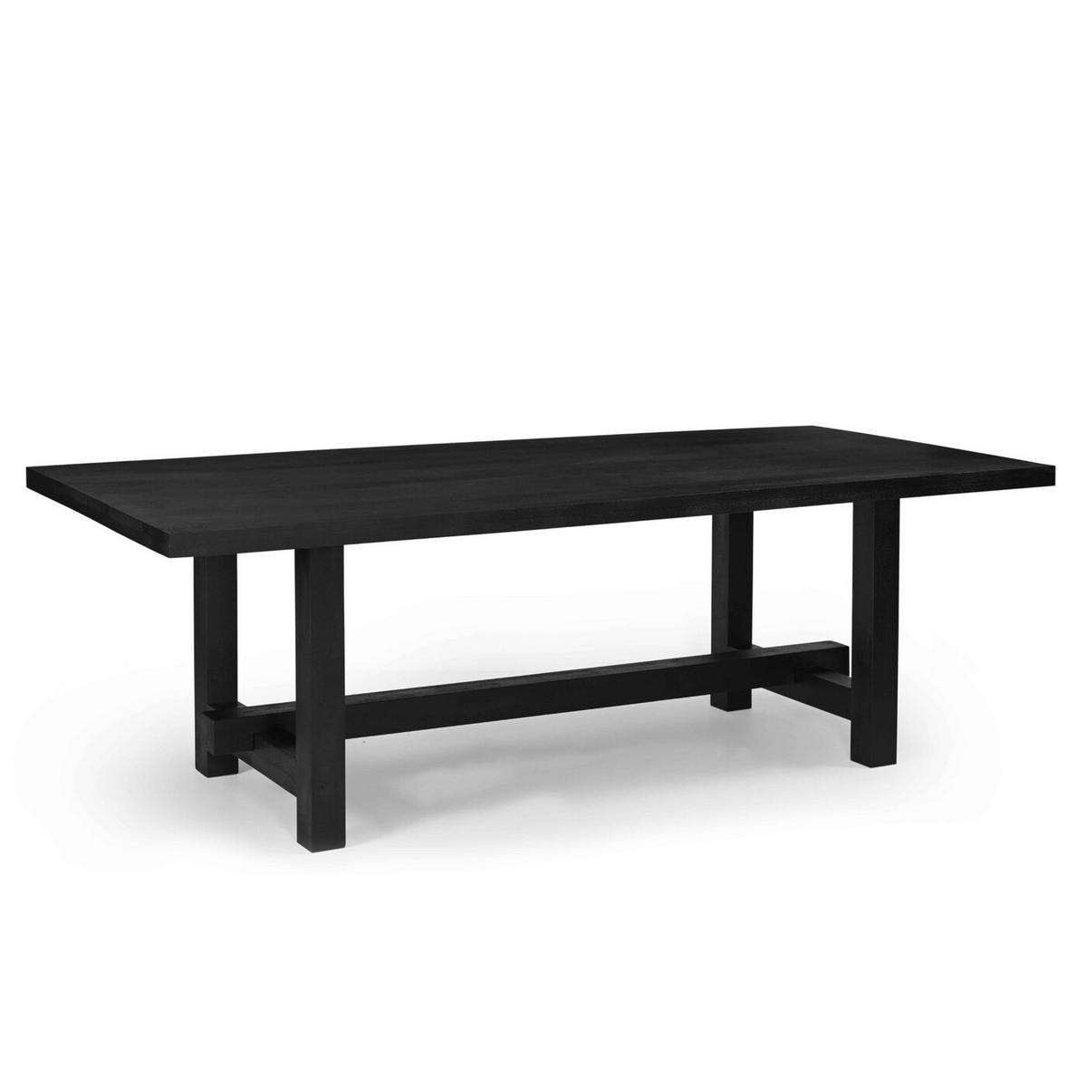 ESSTISCH aus Mangoholz 240cm, schwarz - Schwarz, Holz (240/100/76cm) - Giga Meubel