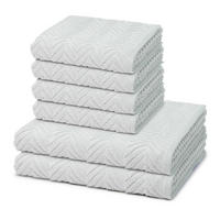 FROTTIERSET Sensual Skin Zopf 6-teilig - Grau, Textil (50/100cm) - Ross