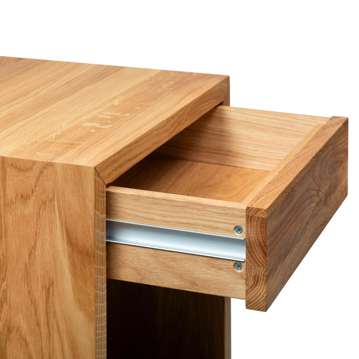 NACHTTISCH Hugo 2er Set, Eiche, 30/39/39 cm - Beige, Holz (39/39/30cm) - WOODEK