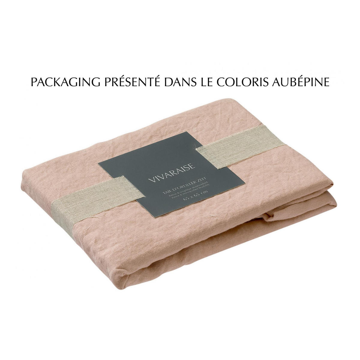 KISSENBEZUG Zeff thymian 50 x 75 cm - Olivgrün, Textil (50/75cm) - Vivaraise