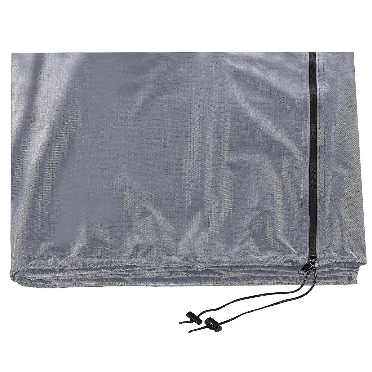 REGENSCHUTZ für Hängesessel 200/120/120 cm Chuva - Grau, Kunststoff (200/200/120cm) - Beliani