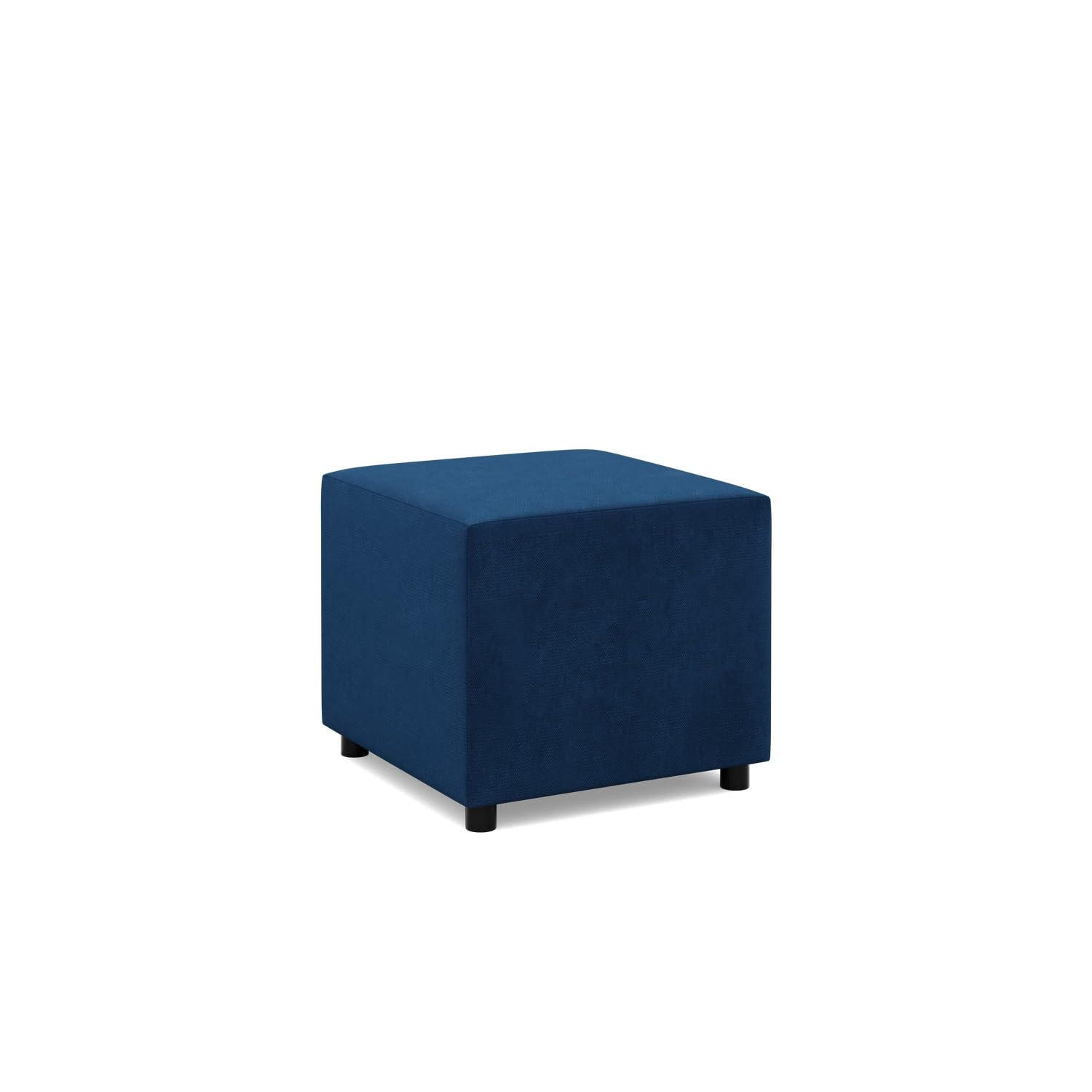 SITZPOUF 50 X 50 NEO, Dunkelblau - Dunkelblau, Textil (51/40/51cm)