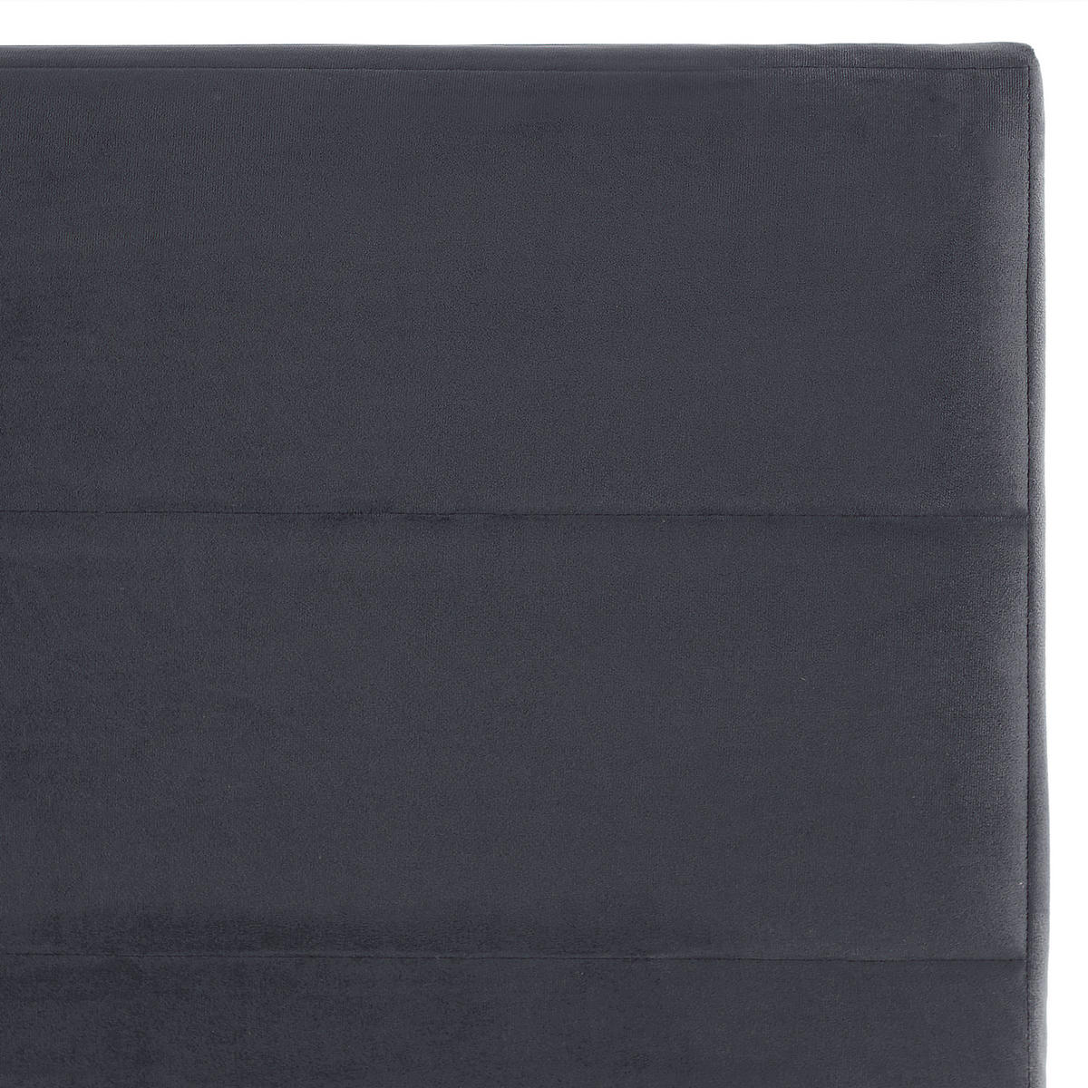 POLSTERBETT 180/200cm Dunkelgrau Bellou - Dunkelgrau, Textil (180/200cm) - Beliani