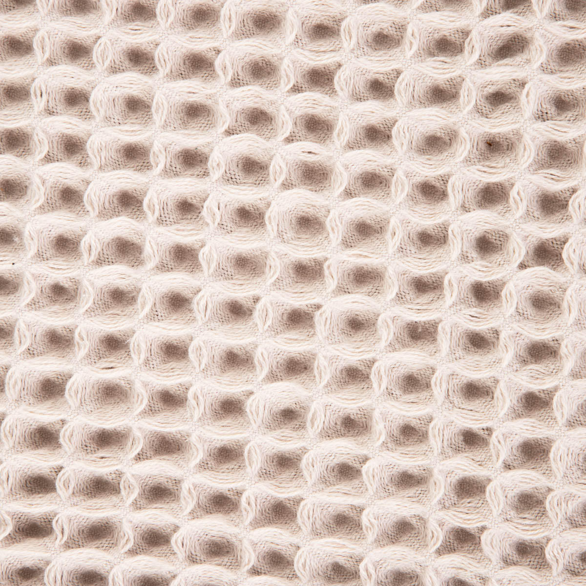 BADETUCH Vaffel beige 50/90 cm - Beige, Textil (50/90cm) - Homla