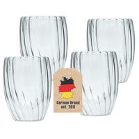 THERMO TEE GLAS 210ml (4-tlg) - Transparent, Glas - Intirilife
