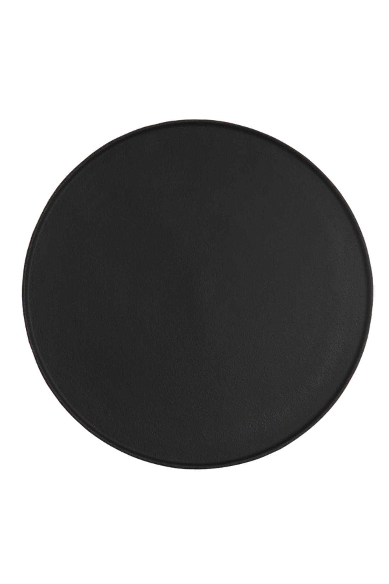 SCHALE Maes Schwarz Ø60/1.5 cm - Schwarz, Metall (60/1.5cm) - Light & Living