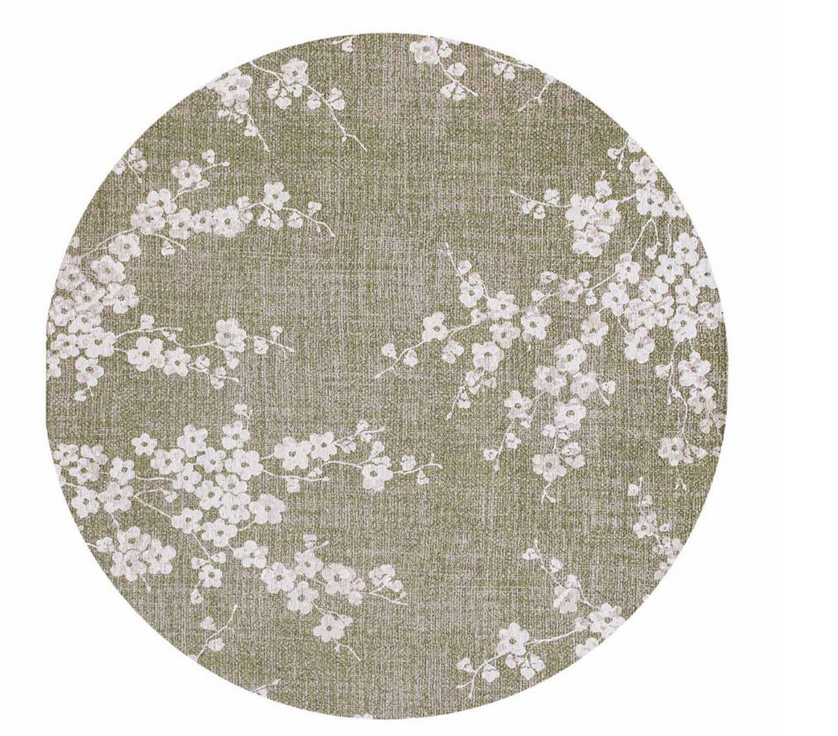 TEPPICH In-/Outdoor Flachgewebe SOGGY Grün 140 x 140 cm - Grün, Textil (140/140cm) - Novatrend