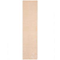 TREND VELOURS LÄUFER TEPPICH JOY - Beige, Textil (100/400cm) - Snapstyle