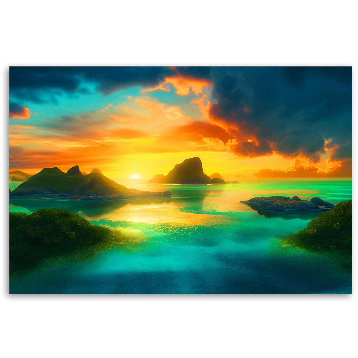 KUNSTDRUCK Lila 90/60 cm - Lila, Textil (90/60cm) - KUNSTLOFT