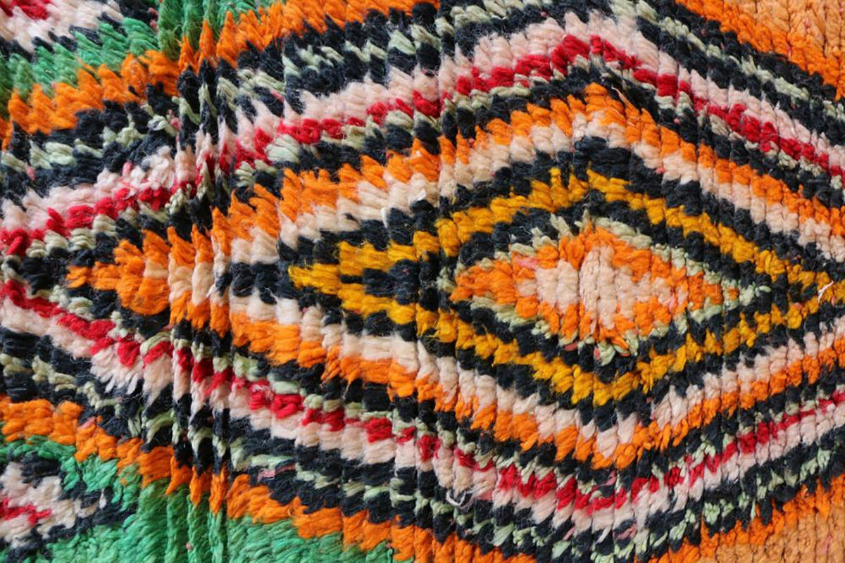 BERBERTEPPICH Teppichläufer aus reiner Wolle mehrfarbig - Multicolor, Naturmaterialien (68/498cm) - AFK Living